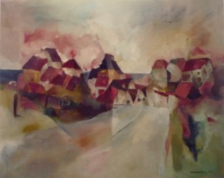 1975 - Audresselles Huile sur toile 73 X 60