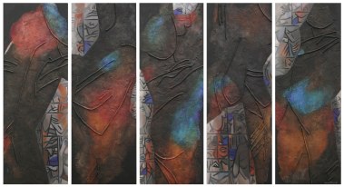 Composition à la femme indienne