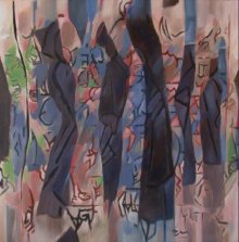 Forest 7        huile sur toile   40 X 40   2008