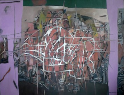 Grande composition au nu couché