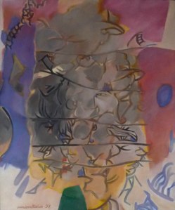 1997   -   Jeune fille au chapeau   huile sur toile   65 X 54  