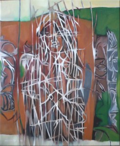 Jeune fille à la montre 65 x 54 huile sur toile 2013