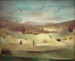 1974 - La moisson Huile sur toile 54 X 65