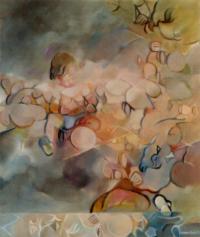 1989  -   L’enfant au ballon   Huile sur toile   55 X 46