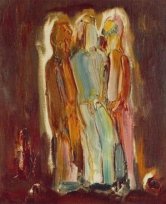 1972 - On-dit Huile sur toile 27 X 22