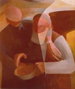 1974 - Paysans turcs Huile sur toile 65 X 54