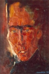 1972 - Portrait de Jacques Duhamel Huile sur toile 55 X 38